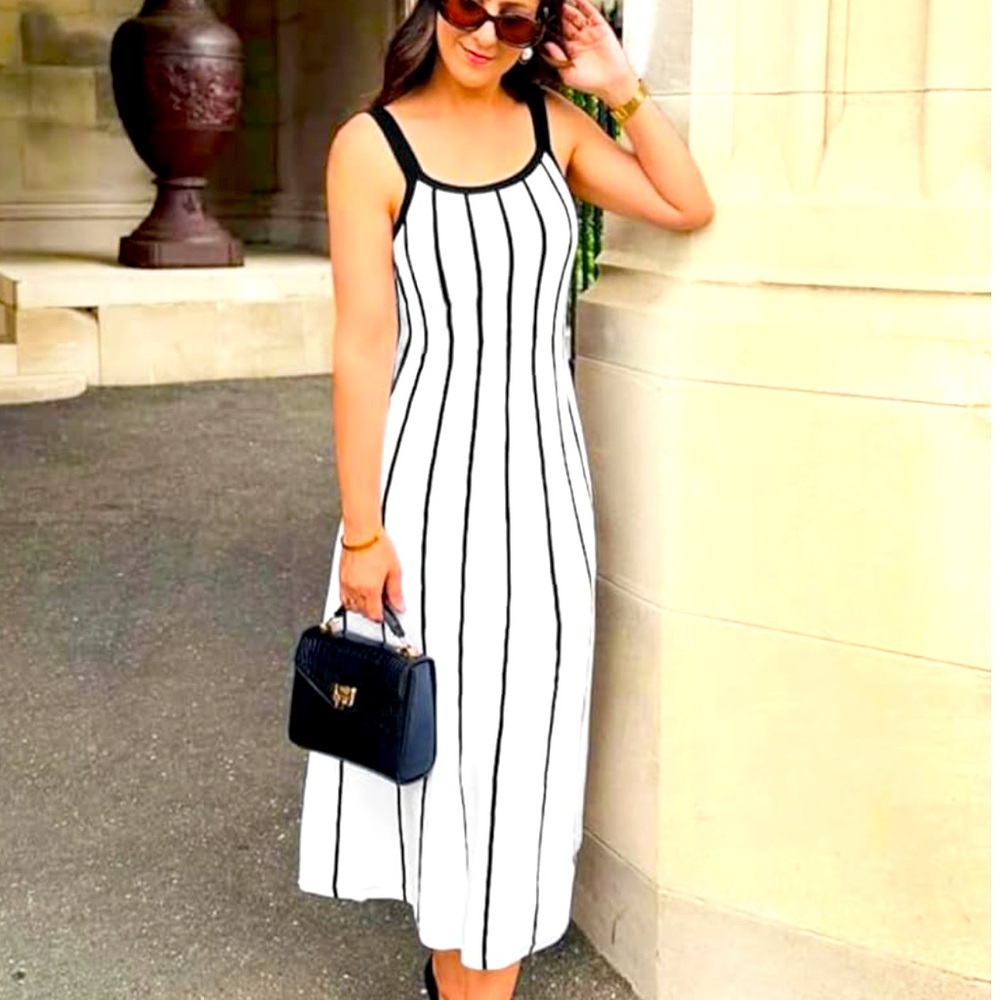 Evenuel Spaghetti strap Midi Dress